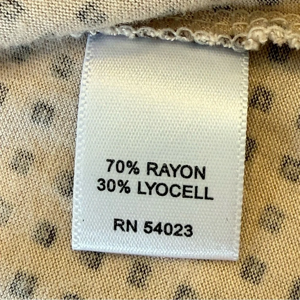 Banana Republic Puff Sleeve Jersey knit Blouse Size L